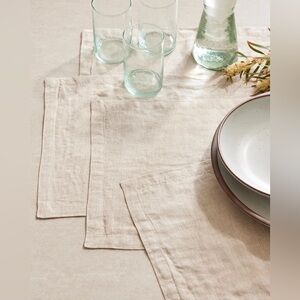 NWT Quince European Linen Placemats (Set of 4)